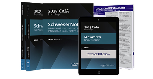 2026 CAIA Level 1 Schweser Notes 재수강생